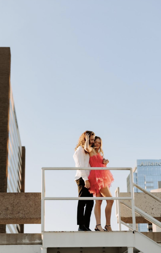 Downtown Phoenix Engagement Photoshoot